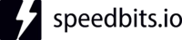 logo speedbits text black